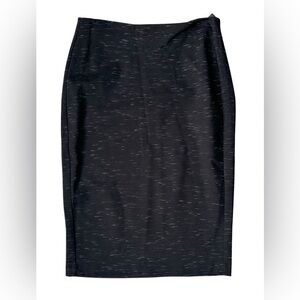 Savile Row Co. Black White Pattern Knit Soft Stretch Pencil Skirt Women’s Size 8